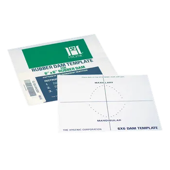 COLTENE Hygenic Dental Dam, šablona, 1 ks