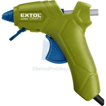 Tavná pistole Pistole tavná lepící, EXTOL CRAFT průměr 11 mm, 65 W, balení 1 ks