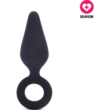 Anální kolík VšeNaSex.cz Silikonový anální kolík Medium Ring Plug