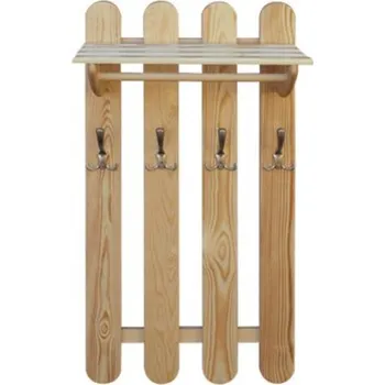 Věšák dřevěný věšák z masivu LUX 100/4 CWI349 drewmet