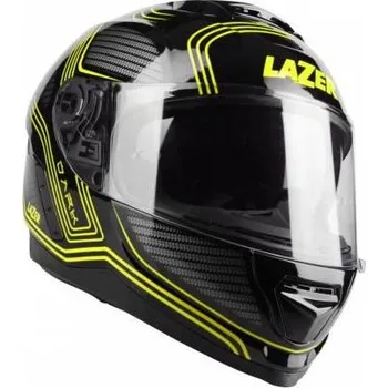 Helma na motorku Přilba Rafale Darkside, LAZER (černá/žlutá) XS