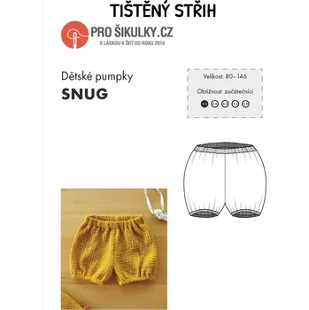 Nit Střih na dětské pumpky SNUG