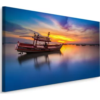Obraz Plátno Loď Při Západu Slunce Varianta: 30x20