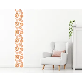Samolepící dekorace Pás z kuliček samolepka na zeď 12 x 75 cm