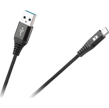 Datový kabel Rebel KABEL USB POWER DELIVERY 2.0 TYP A - MICRO USB TYP B - 0.5m