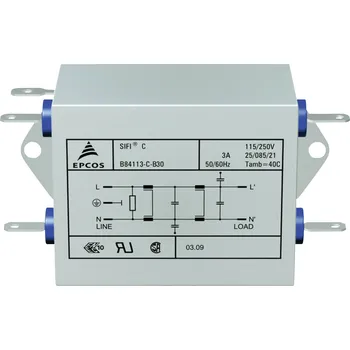 TDK B84113CB110 odrušovací filtr samozhášecí 250 V/AC 10 A 3.6 mH (d x š x v) 159 x 50.8 x 44.5 mm 1 ks