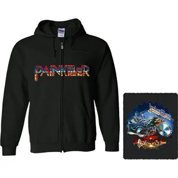 Pánské oblečení mikina s kapucí a zipem Judas Priest - Painkiller saw