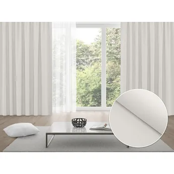 ubrus Zatemňovací závěs Blackout BKS-403 Světle šedobéžový - šířka 140 cm 140x140 cm