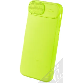 Pouzdro na mobilní telefon 1Mcz CamShield Soft ochranný kryt pro Apple iPhone 7, iPhone 8, iPhone SE (2020), iPhone SE (2022) limetkově zelená (lime green)
