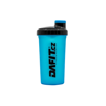 Dafit Šejkr 700 ml modro černá, černé logo