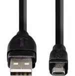 Hama USB 2.0 AB 0,25 m černý