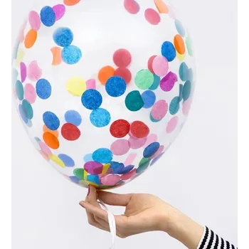 Balónek Balónek Konfety 6 ks mix, 30 cm