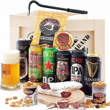Dárkový potravinový koš Contraband Dárkový koš pro muže 14 ks