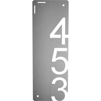 Domovní cedule Domovní číslo tabulka 4a Velikost: 13 x 37 cm (L)