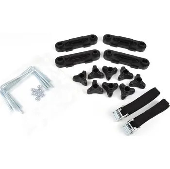 Příslušenství ke střešnímu nosiči HAKR Brno Sada pro upnutí střešního Boxu | HAKR