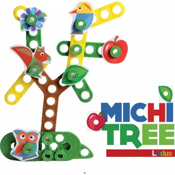 ostatní stavebnice MICHI TREE Eko-stavebnice 160 dílů