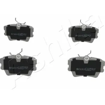 Brzdová destička Sada brzdových destiček, kotoučová brzda ASHIKA 51-00-0926