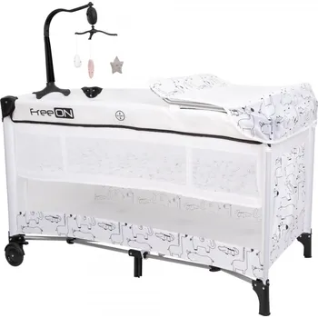 Dětská postýlka FreeON Apollo cestovní postýlka + přebalovací pult Safari