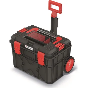 Kufr na nářadí XEBLOCCK ALLU LOG 54,6 x 38 x 40 cm černo-červený