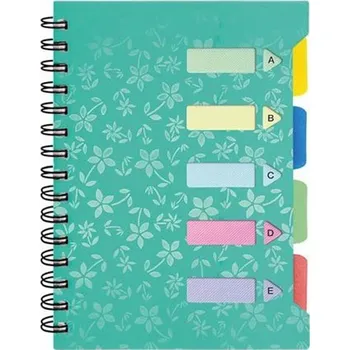 Zápisník Argus Spirálový sešit s pořadačem B5 120 listů zelený