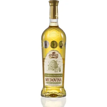 Medovina Apimed - Staroslovanská medovina - světlá z akátového medu (karton 6x 0,75l) 13,5%