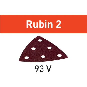 Brusný papír Festool STF V93/6 P60 RU2/50 - Brusný papír Rubin 2 499162