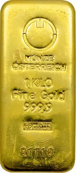 Münze Österreich Zlatý investiční slitek litý 1000 g