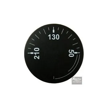 Knoflík Regulus Knoflík čočk.černý 0-210°C 2164