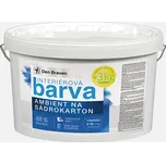 Den Braven Interiérová barva AMBIENT na sádrokartony, kbelík 15 kg + 3 kg ZDARMA, bílá