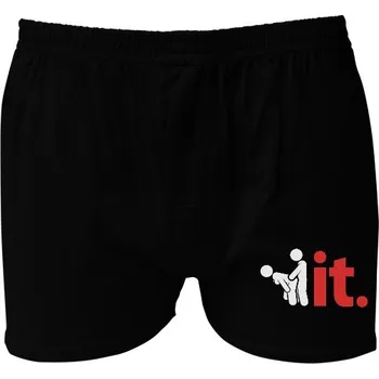 Boxerky Boxerky Kariban s potiskem Fuck it pánské