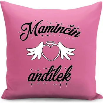 Povlak na polštářek STRIKER Povlak na polštářek maminčin andílek