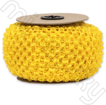 Textilní guma Tutu pruženka žlutá