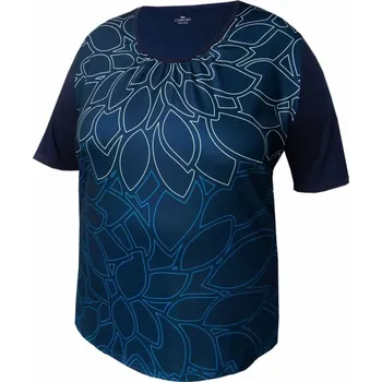 Dámské tričko Dámské tričko, krátký rukáv KURASA 881 tm.modrá XL