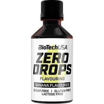 BioTechUSA Zero Drops 50 ml, banán