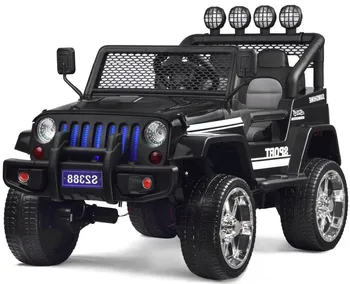 Dětské elektrovozidlo Elektrické auto Jeep Raptor Sunshine 4x4 černé
