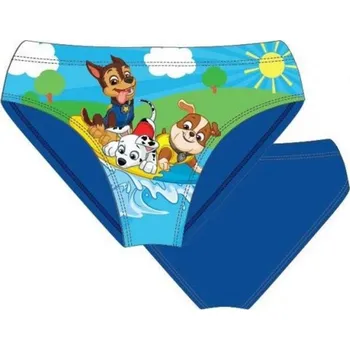 Chlapecké plavky Setino • Dětské / chlapecké slipové plavky Tlapková patrola - Paw Patrol - motiv na surfu EU 116 Modrá