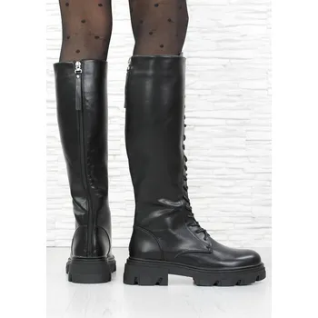 Dámské kozačky Cathay moda Dámské vysoké kozačky 0330B Velikost: 36