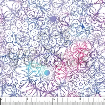 Fleece antipiling, Jemné mandaly