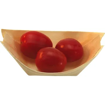 Jednorázové nádobí Lodička dřevěná Boat 8,5x5cm/ 50 ks