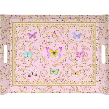 Easy Life, Itálie Easy Life - Plastový tác Majestic Butterflies velký - 52*37 cm