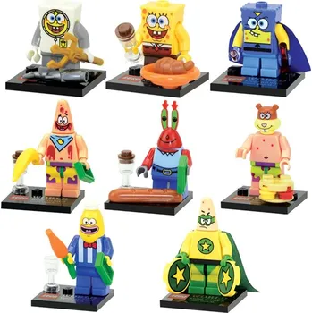 Figurka Figurky Spongebob 4,5 cm 8 ks