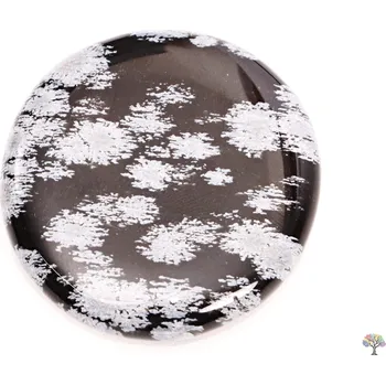 Drahý kámen Magieprirody.cz Hmatka Obsidián vločkový 40 - 45 mm #06 placička