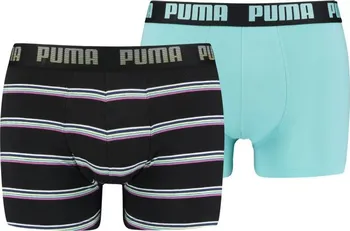 PUMA Men Gradient Stripe Boxer 2-pack modré S