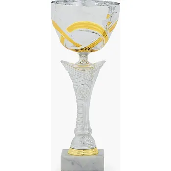 Cinkili Pohár C24017 stříbrný/zlatý Označení: C, Výška: 27 cm, Průměr: 100 mm