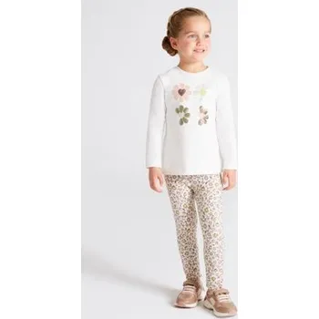 legíny komplet s tričkem kytičky Mayoral 4777-16 velikost 110