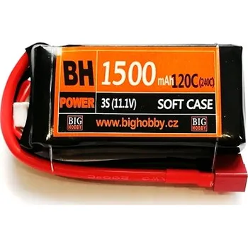 Li-pol baterie 1500 mah 3S 120C (240C) BH Power