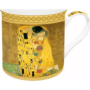 Easy Life, Itálie Easy Life - Porcelánový hrnek G. Klimt, Polibek v dárkové krabičce - 300 ml