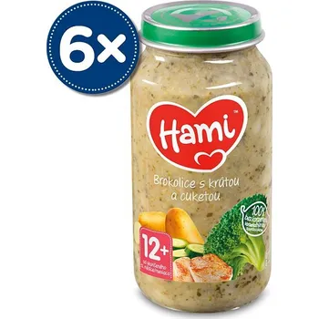 Hami Brokolice s krůtou a cuketou 6× 250 g