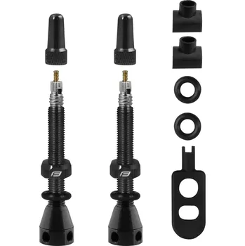 Duše na kolo Bezdušové ventilky FORCE GAP FV 44 mm - černé