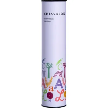 Rostlinný olej Chiavalon Dárkové balení Elegantní bílý tubus na olivový olej 250 ml